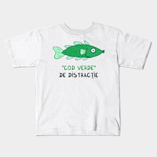 cod verde de distractie Kids T-Shirt